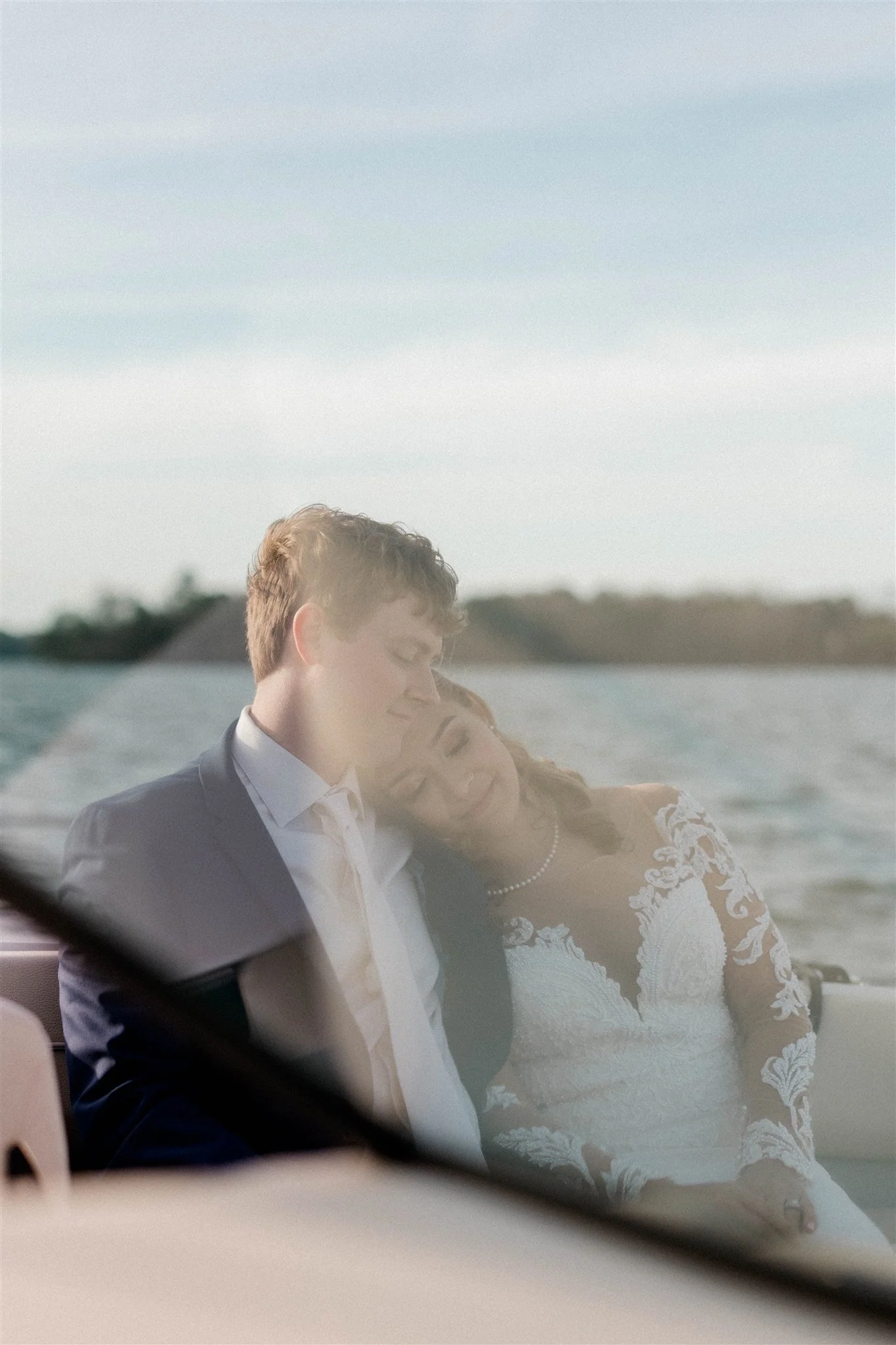 Couple together at golden hour