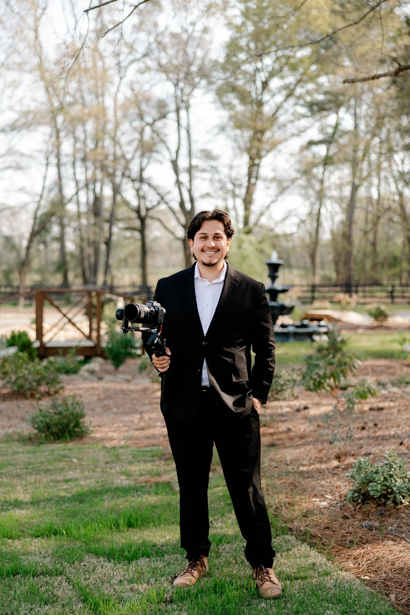 Josh Hill with camera