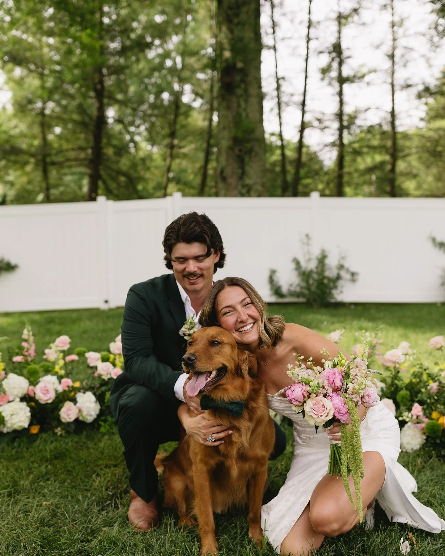 Such a fun and memorable day - thanks for letting us be part of it! 🌼 

Venue: @_theellishouse
Photographer: @leahstankusphotography 
Couple: @darblesnbits &amp; @elijah_cole9