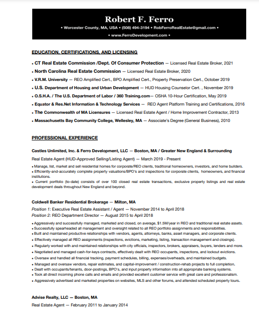 Resumé