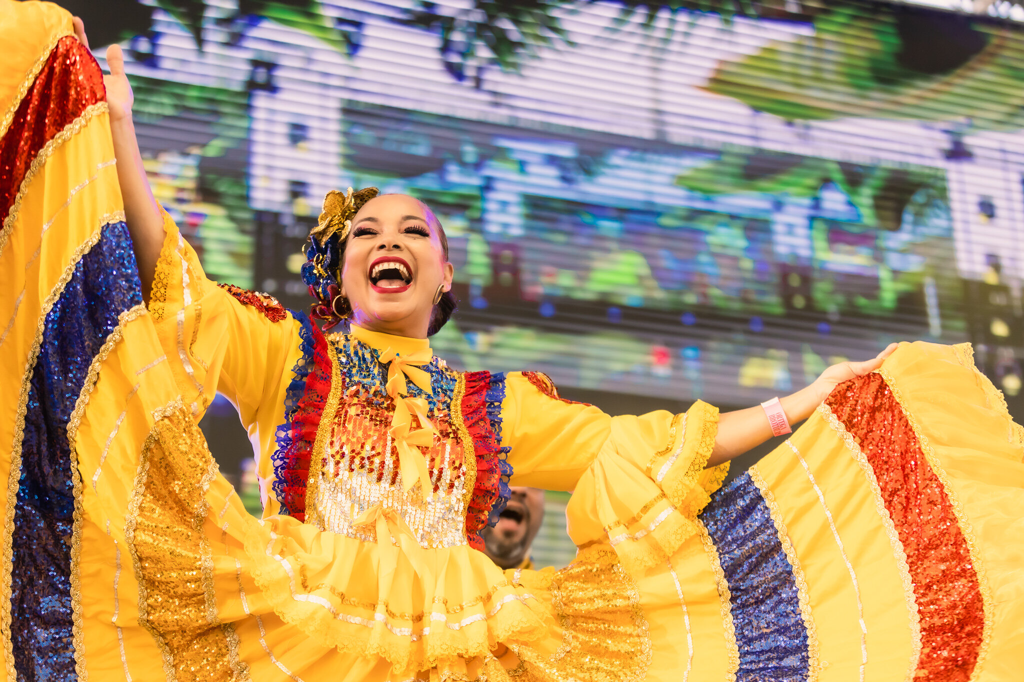 Woman dancing at Miami Event - Mea Photography