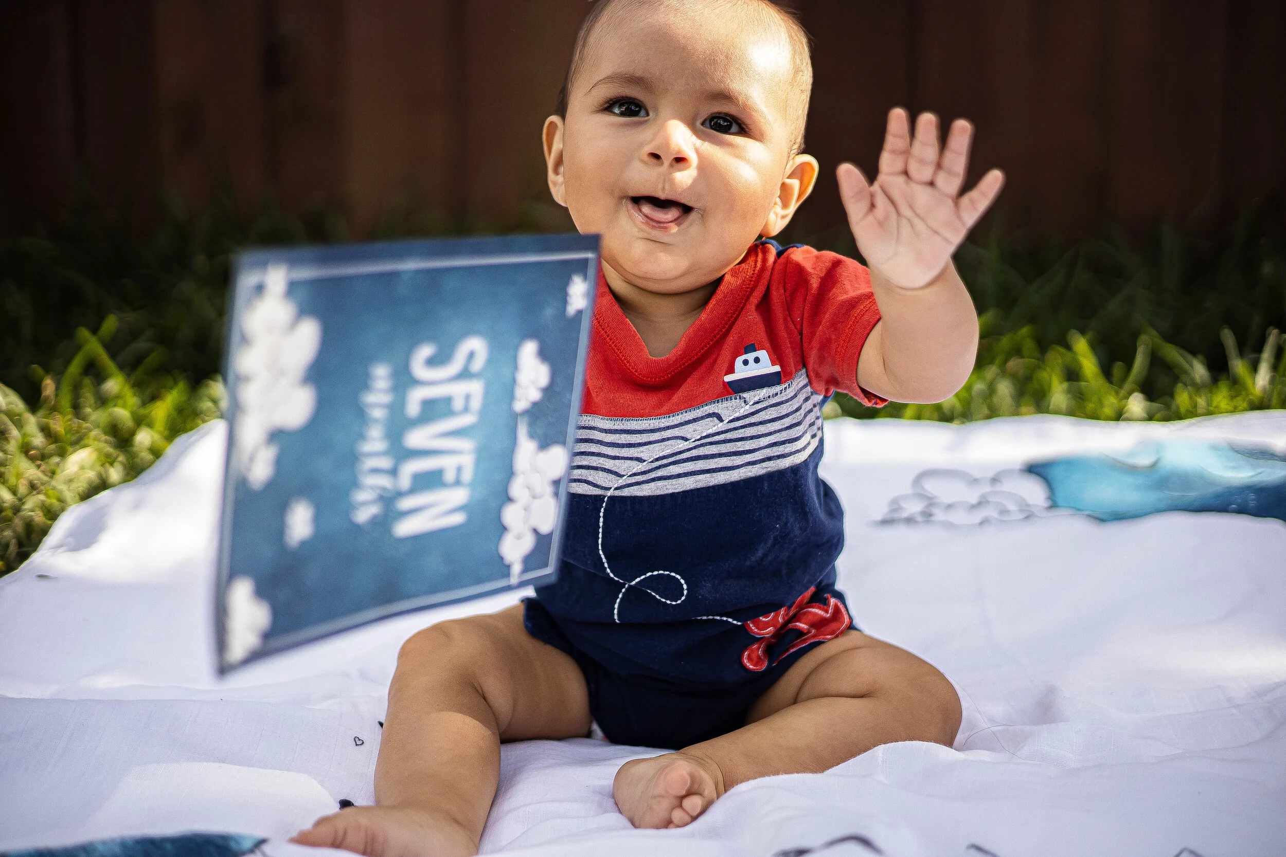 Happy baby- Mae Photography