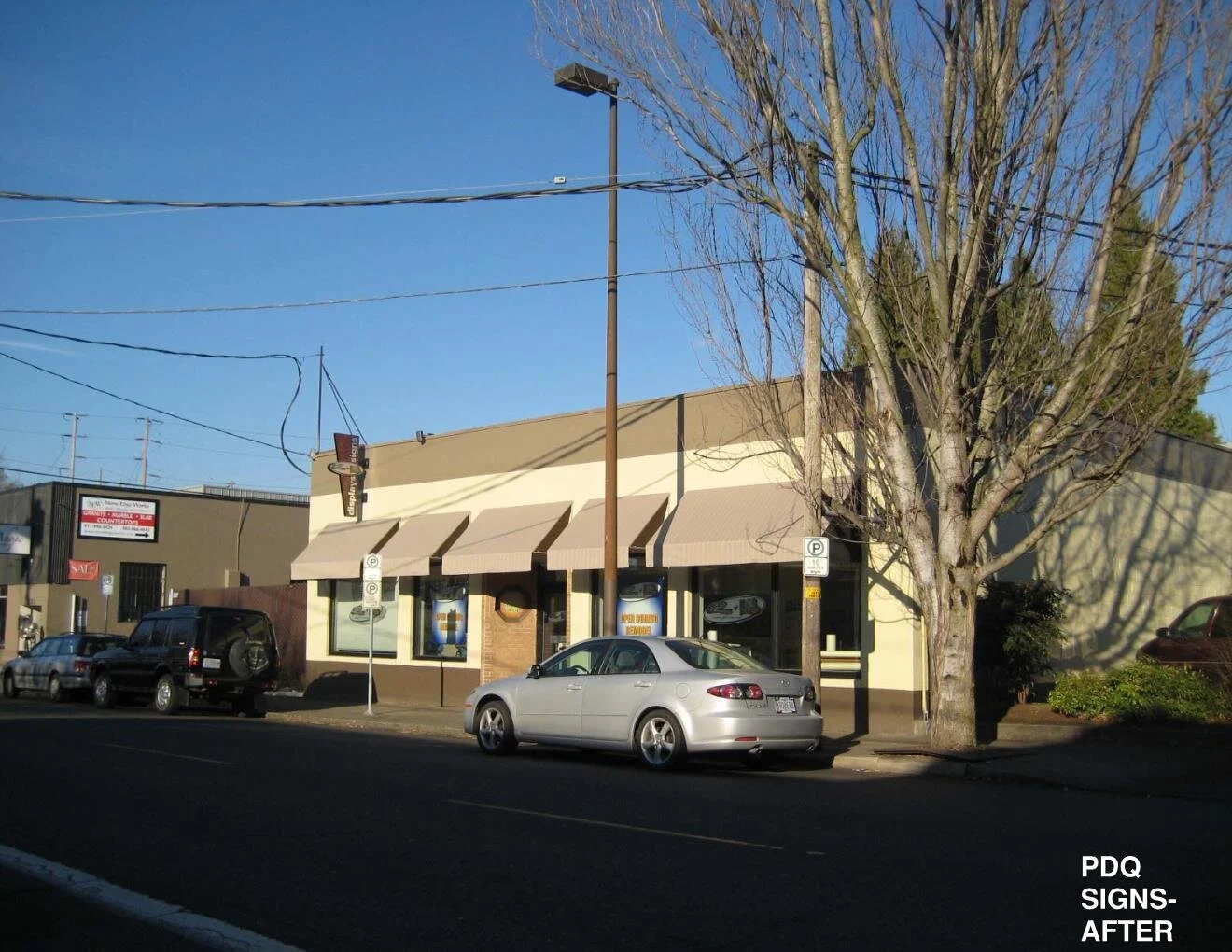 PDQ Signs Storefront Improvement — studio RALLYMADE