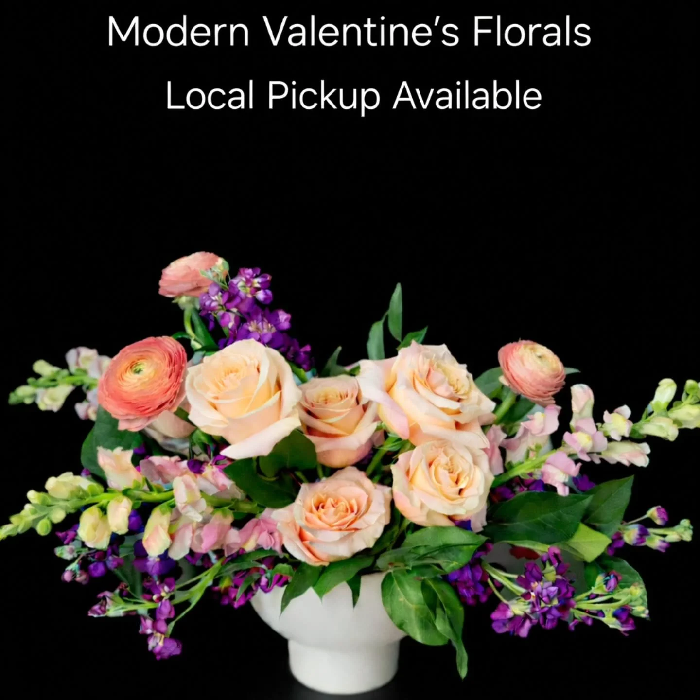 💜 Valentine&rsquo;s Day is just two weeks away! 💜

Our Valentine&rsquo;s Collection features three limited arrangements, with intentional color and a modern edge.

We're so excited to partner with several local favorites for convenient pickup on 2/