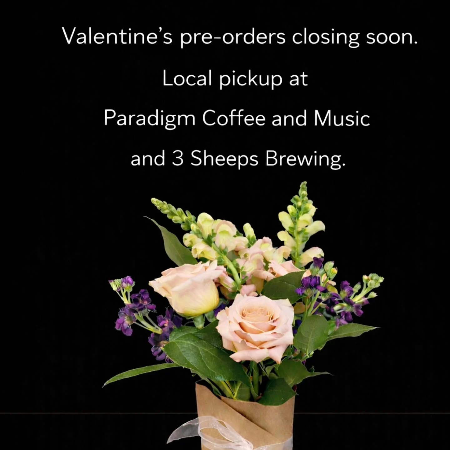 A little Valentine&rsquo;s reminder 💐

My Valentine&rsquo;s Collection is available for preorder with local pickup on 2/13 &amp; 2/14 at a couple of favorite spots around town.

I don&rsquo;t typically offer everyday arrangements &mdash; this is a s