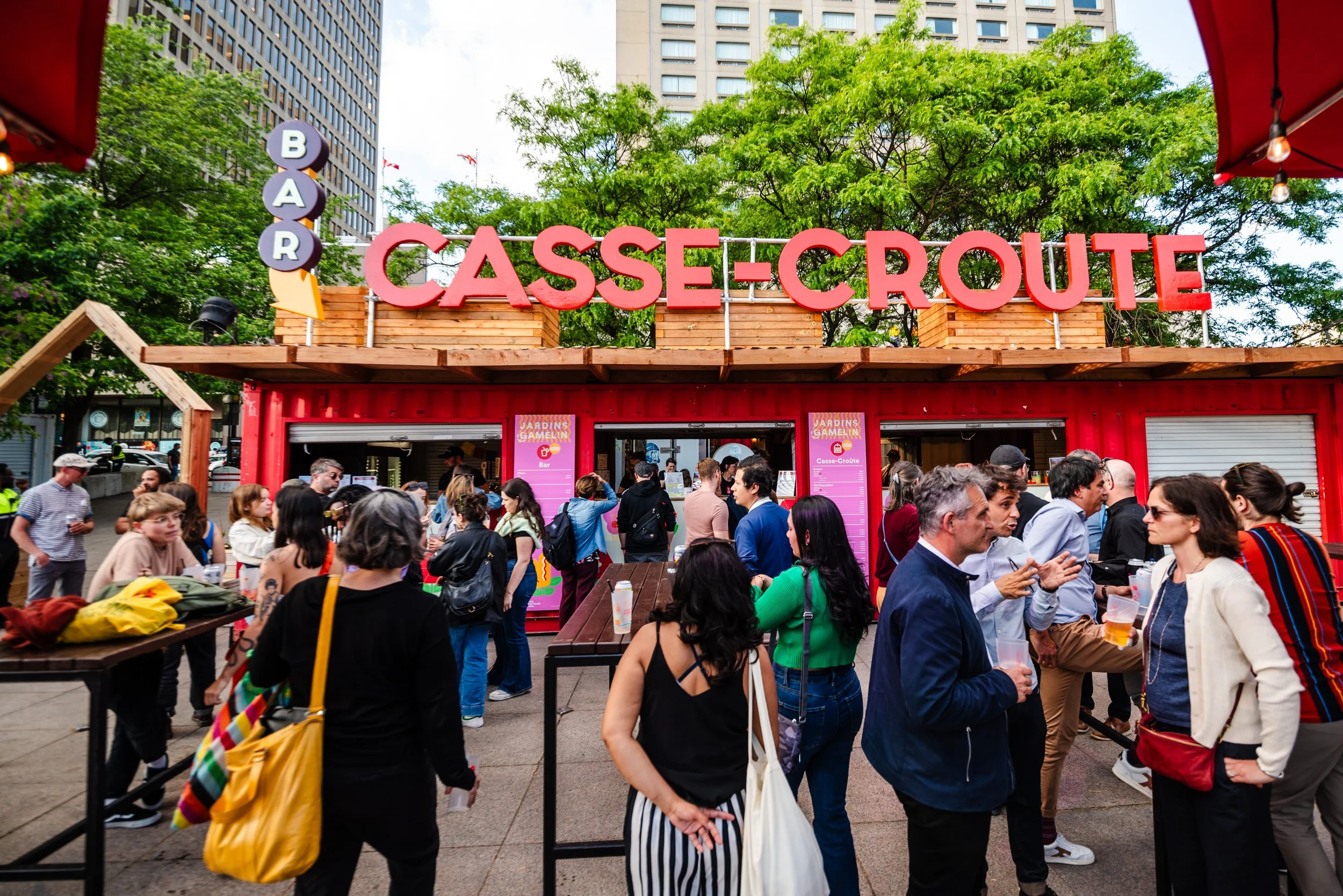 Ouverture du casse-croûte Gamelin