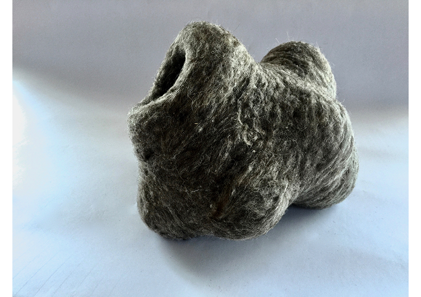 UNTITLED 1 2016 Wool 11.5 x 15.5 x 13.5