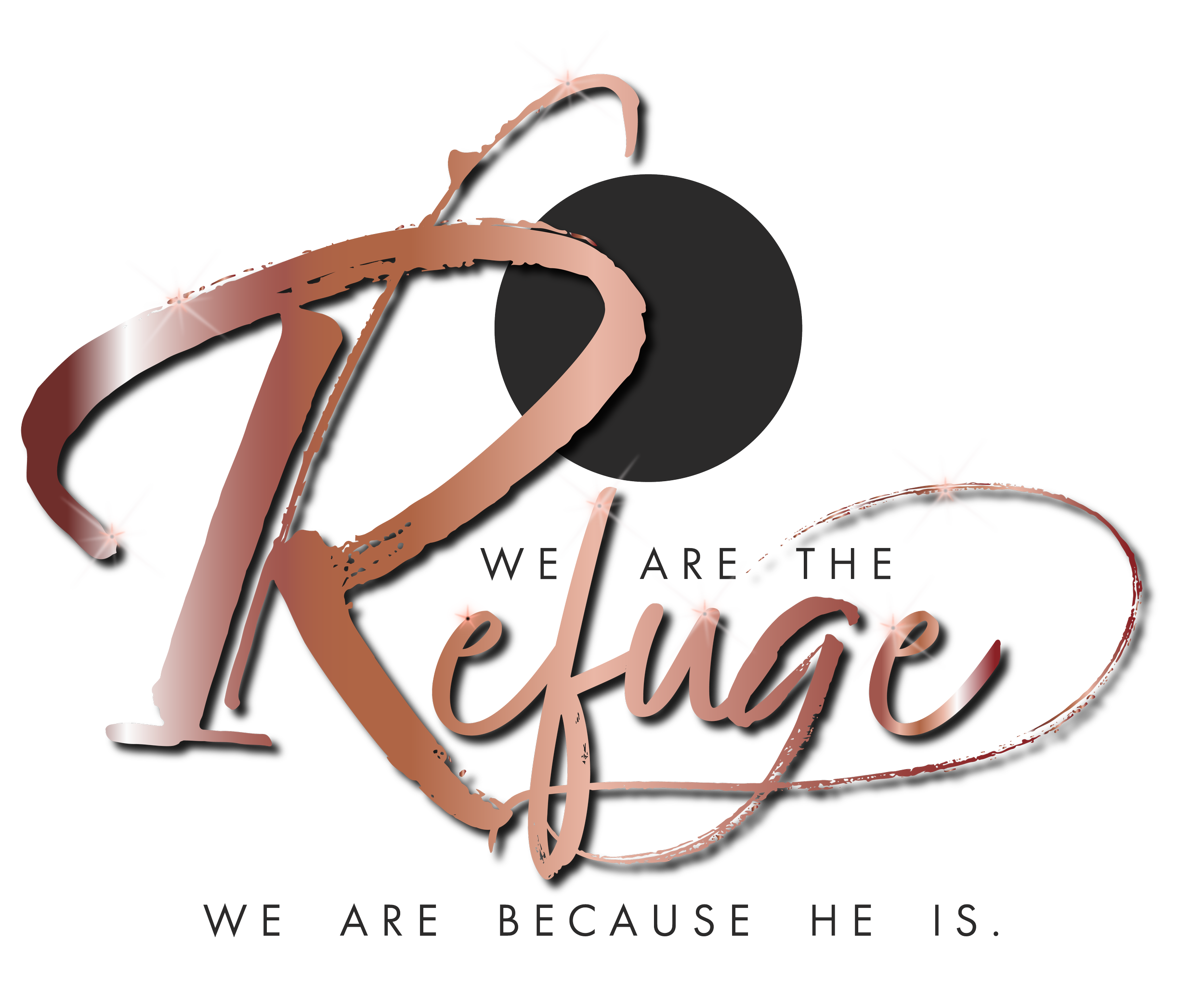 Original Logo for We Are The Refuge, the micro church community created by ALL MADE WELL founders, Uwem and Keith.