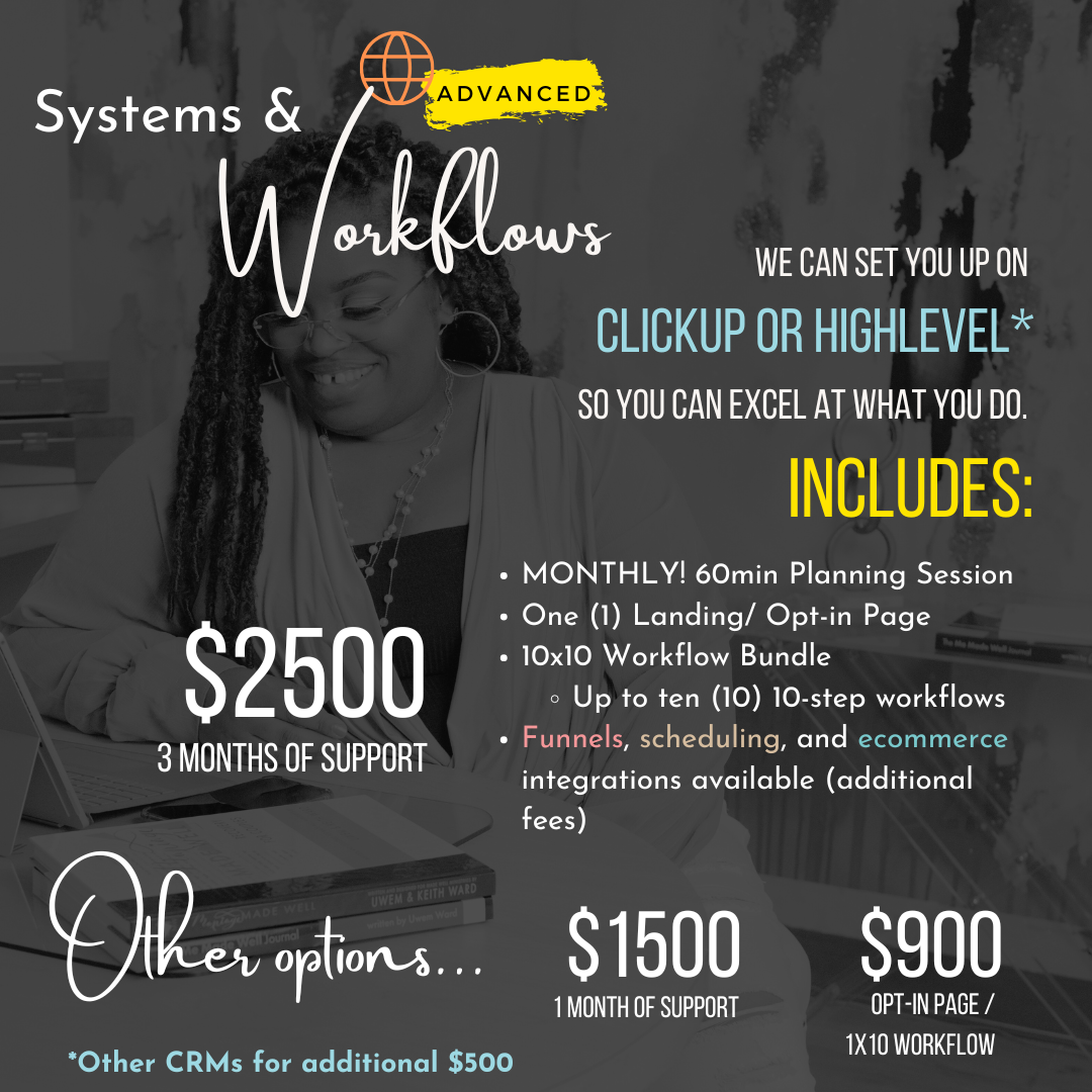 Systems & Workflows SetUp