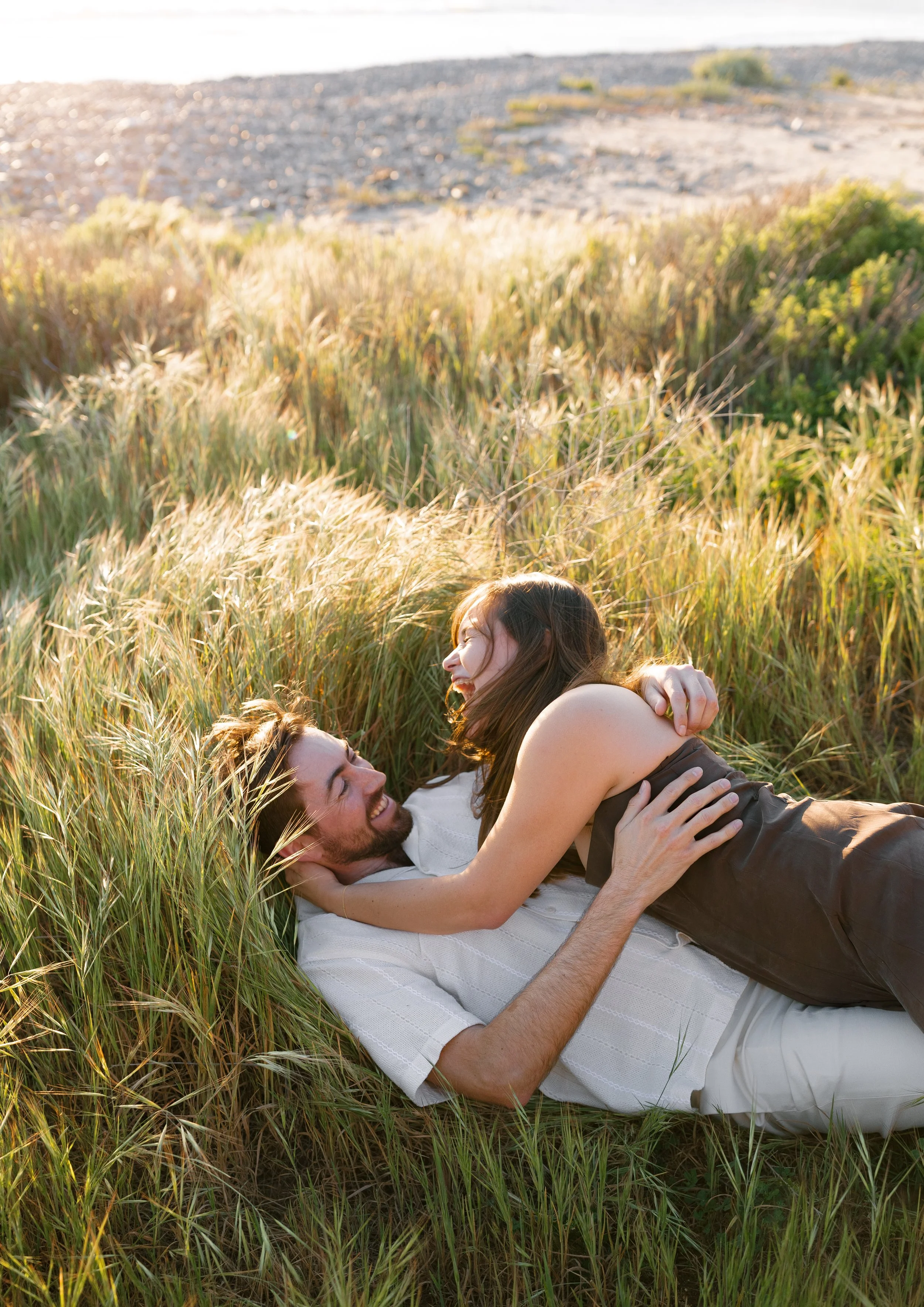 Dreamy Golden Light San Onofre Engagement