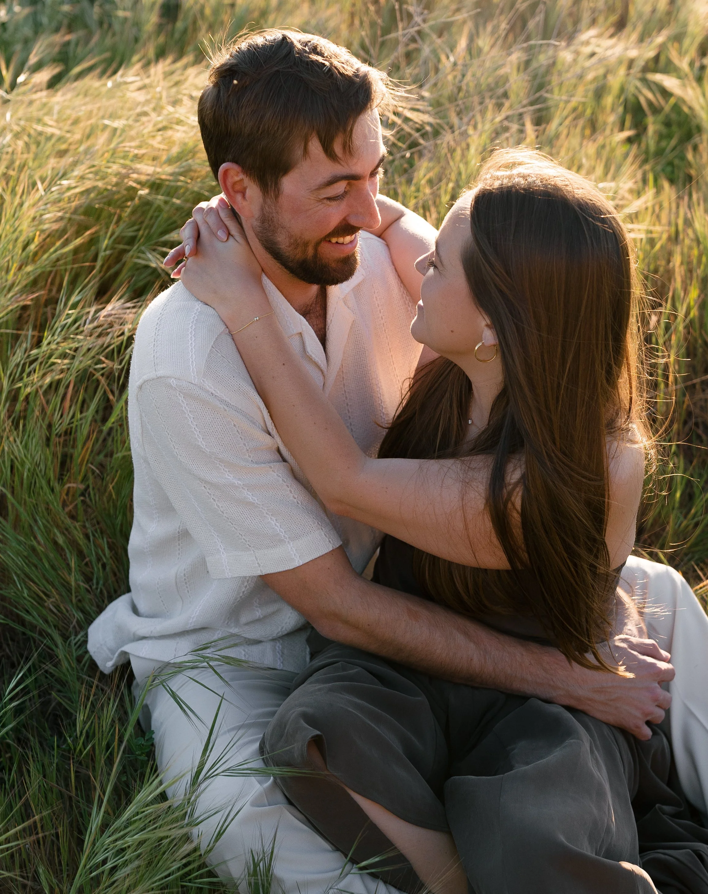 Dreamy Golden Light San Onofre Engagement