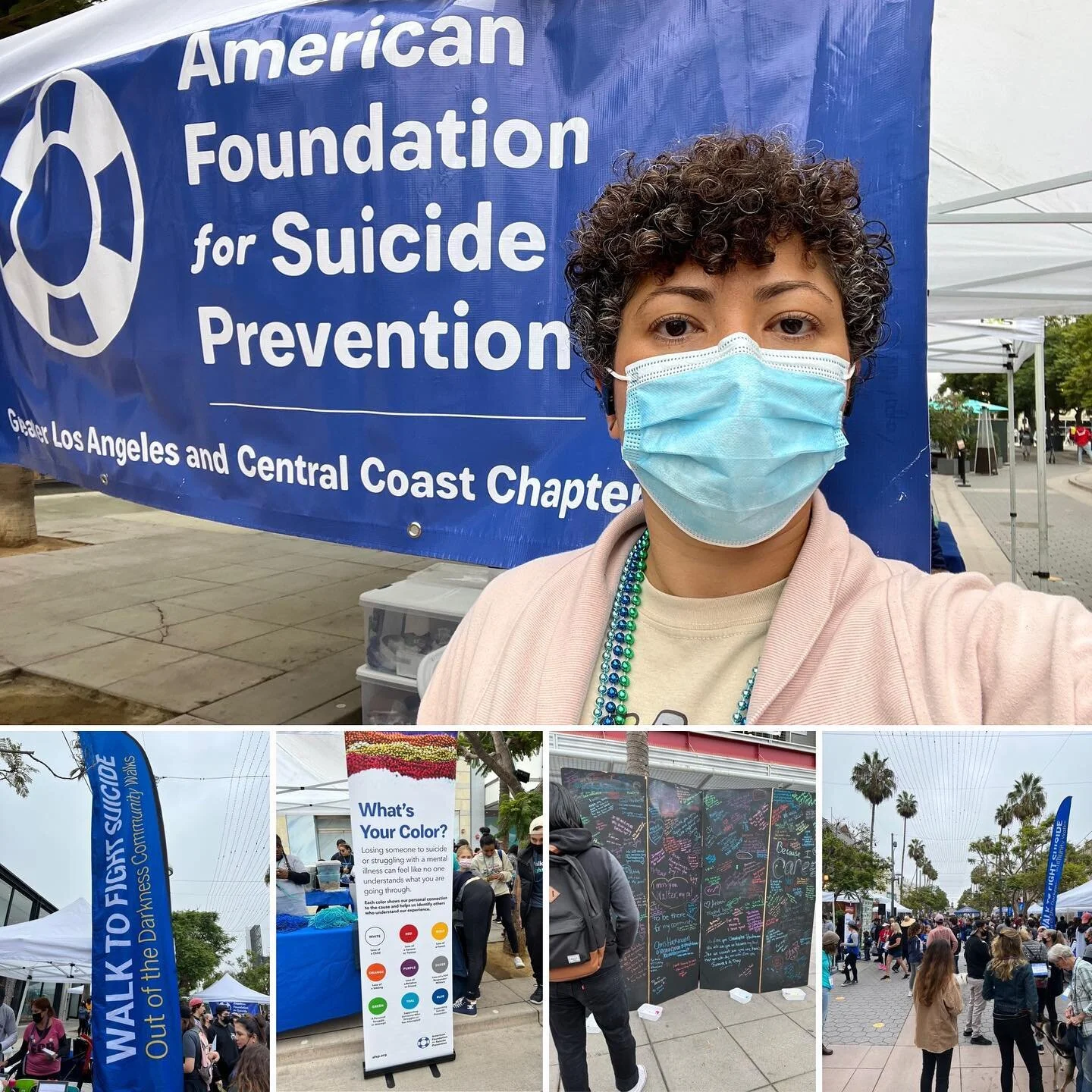 Today I was a part of the Greater Los Angeles &lsquo;Out of the Darkness Walk&rsquo; with my dear friend Christian, and hundreds of others, to help raise awareness about suicide. When I learned about Christian&rsquo;s recent loss, it deeply affected 