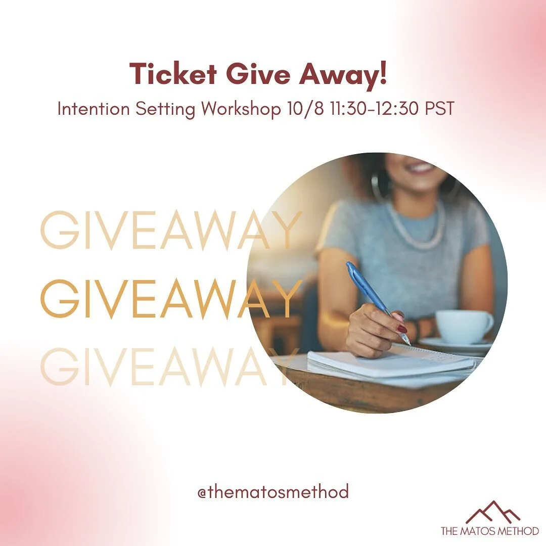🚨GIVEAWAY ALERT 🚨 

Craving some space to set intentions and goals to help you end the year on a high note? 

Look no further 😉

📣 Excited to announce a free ticket to the ✨&quot; REFLECT | RESET | RECEIVE - INTENTION SETTING WORKSHOP✨ 

🗓Octobe