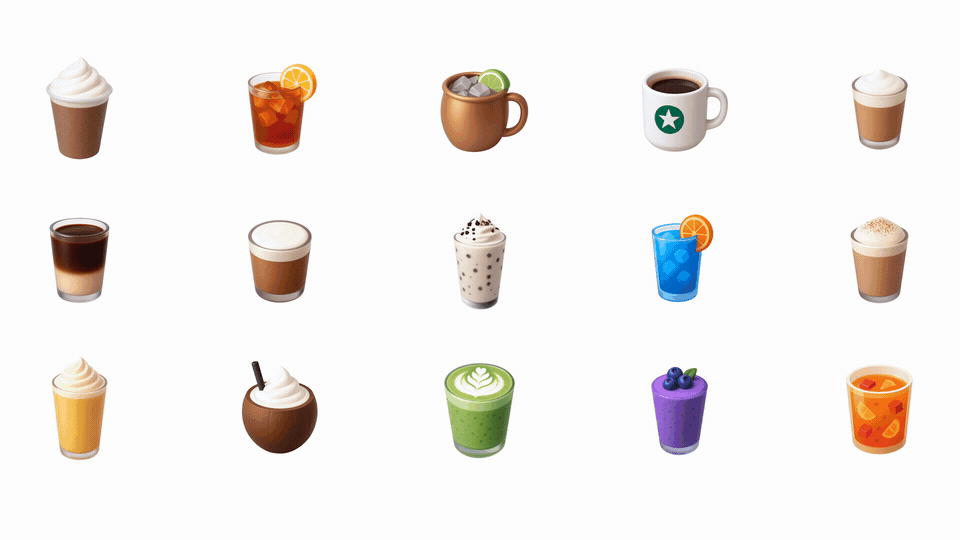 Animated Beverage Icons
