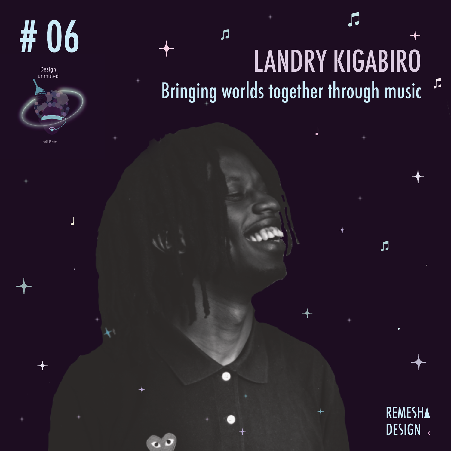 Episode 6: Bringing worlds together through music- with Kiga episode artwork