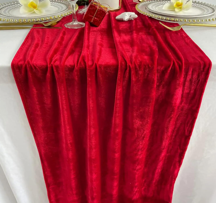 Table Runner Velvet, Red, 20 x 120.png