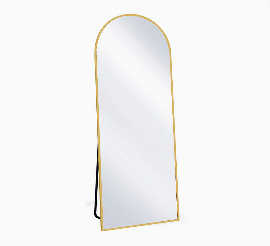 Arched Gold Mirror with Stand 21 x 59.png