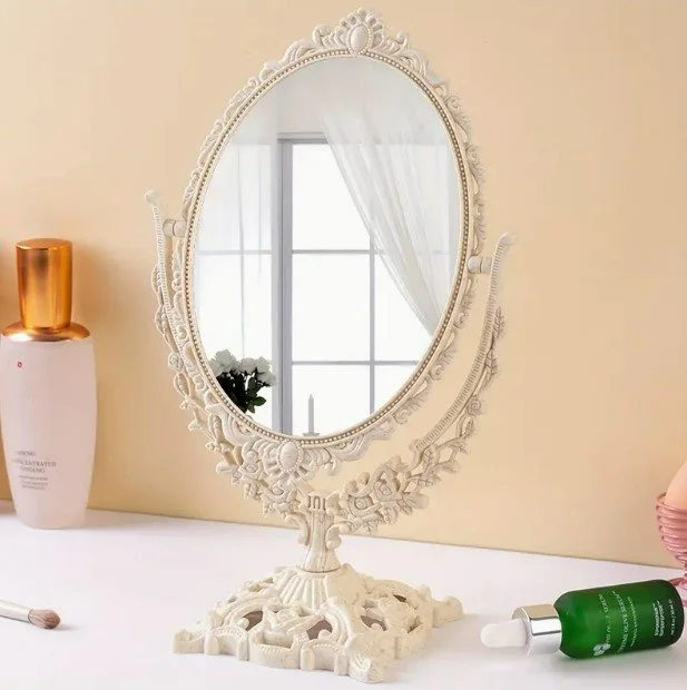 ivory vanity mirror for wedding signage