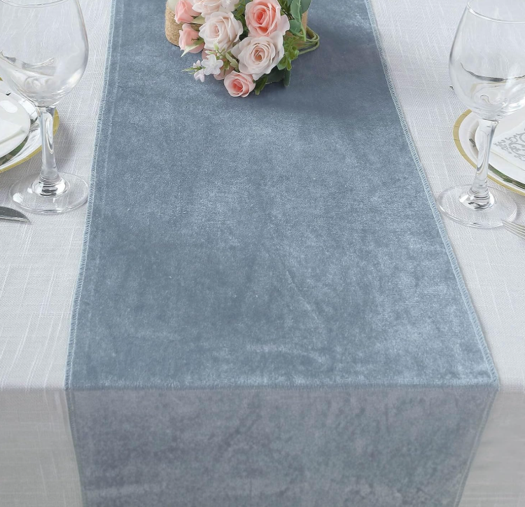 Table Runner, Velvet, Light Blue.png