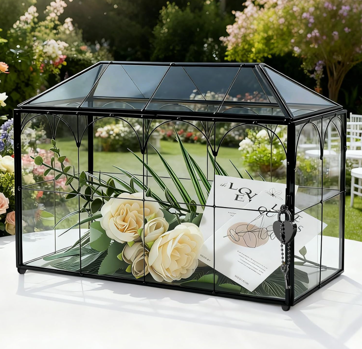 Black and glass arch style card box.png