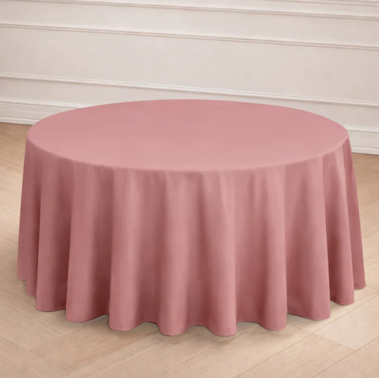 Table Linens, Dusty Rose, 120 inch round.png