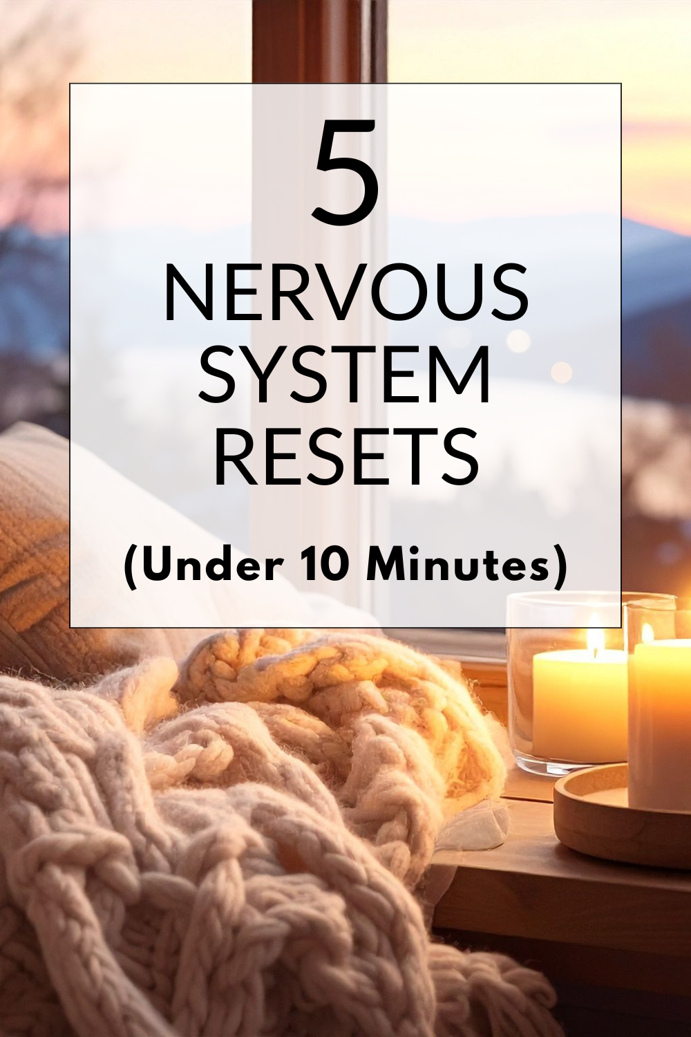 5 Nervous System Resets for Overstimulated ADHD Days