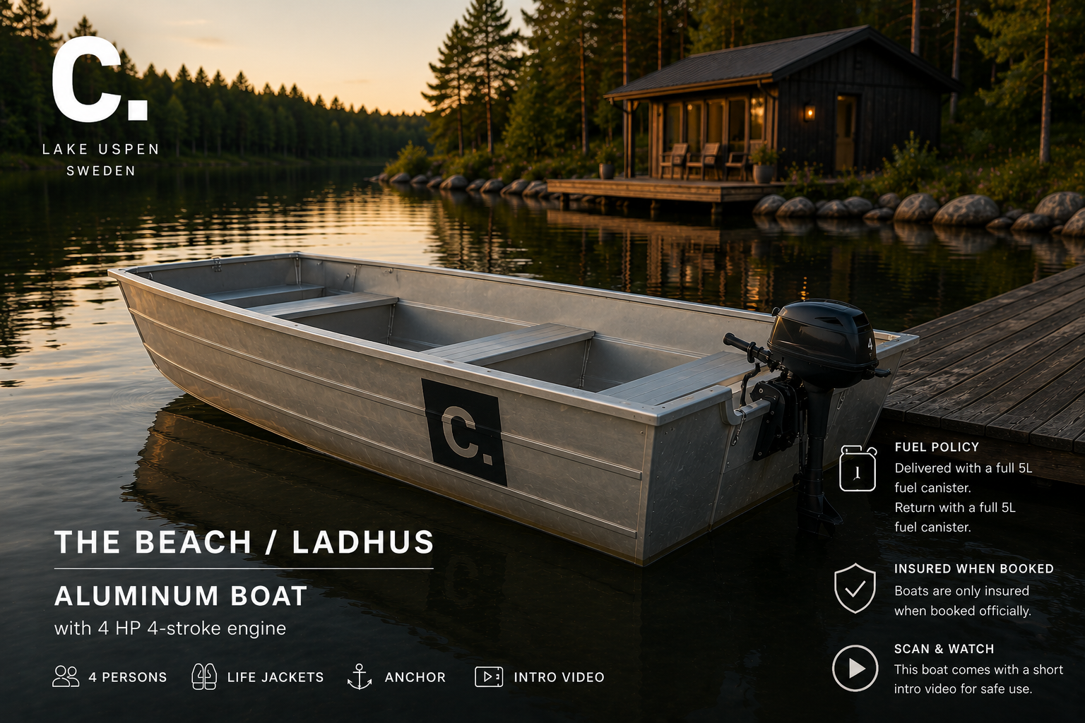 Bockaberg - Aluminum Boat 4HP