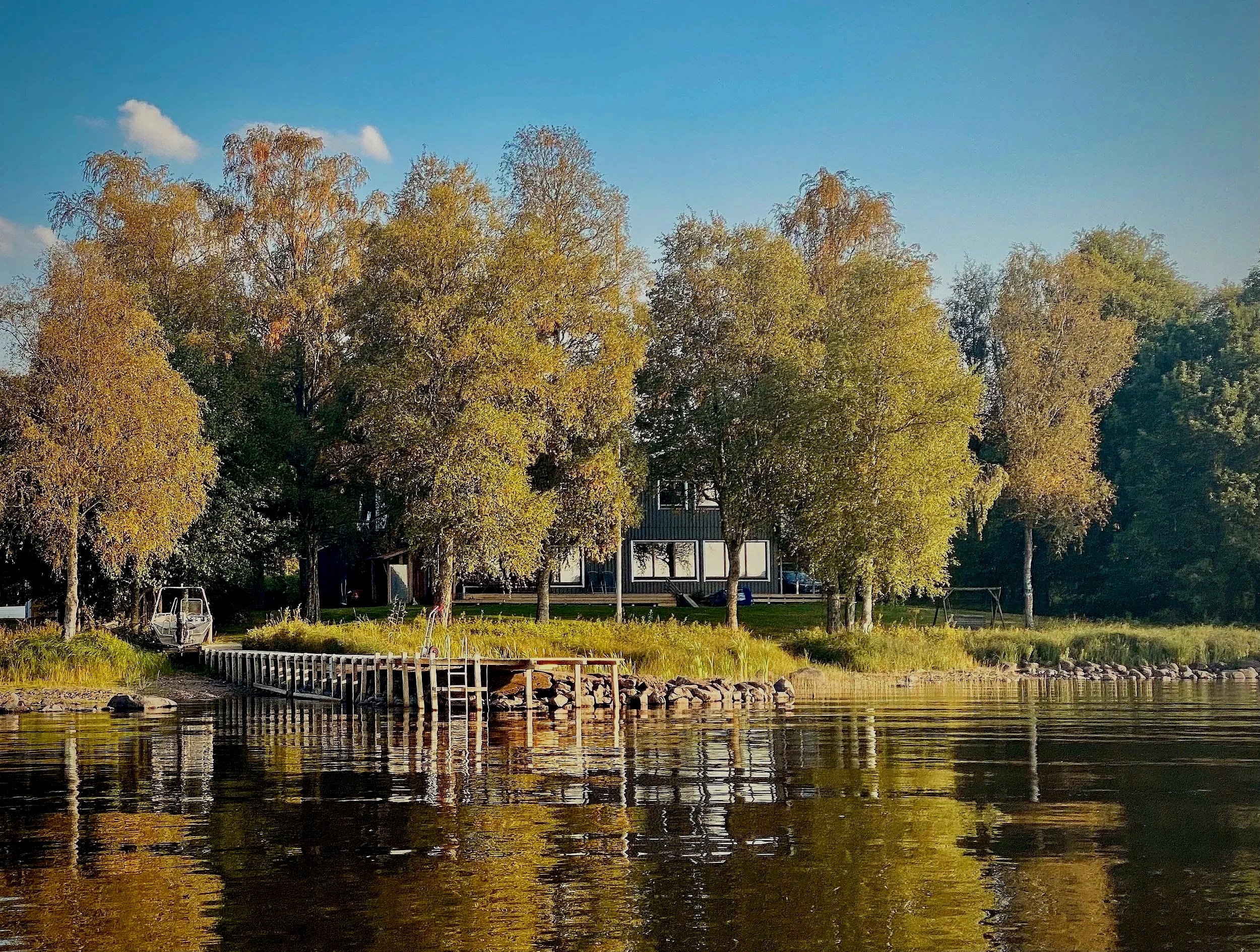 Villan i Vegby vid sjön Åsunden