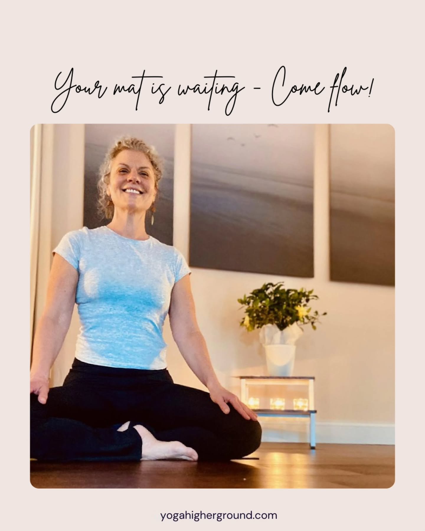 Your mat is waiting! Come flow! 🧘‍♀️
Tuesday Movement ✨️
6am Sunrise Flow with Molly
530pm All-Levels Vinyasa with Robyn
7pm Slow Flow with Jen
