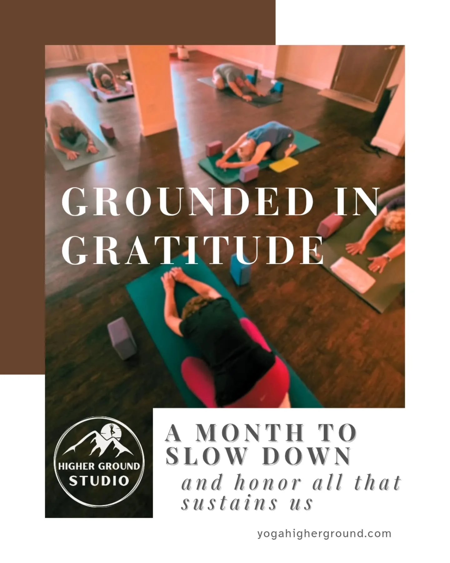 As the natural world begins to slow, we, too, are called to settle into a softer rhythm. It&rsquo;s a time to honor all that sustains us: our bodies, the land, our community, and the peace that comes with a steady practice.🙏

This season reminds us 