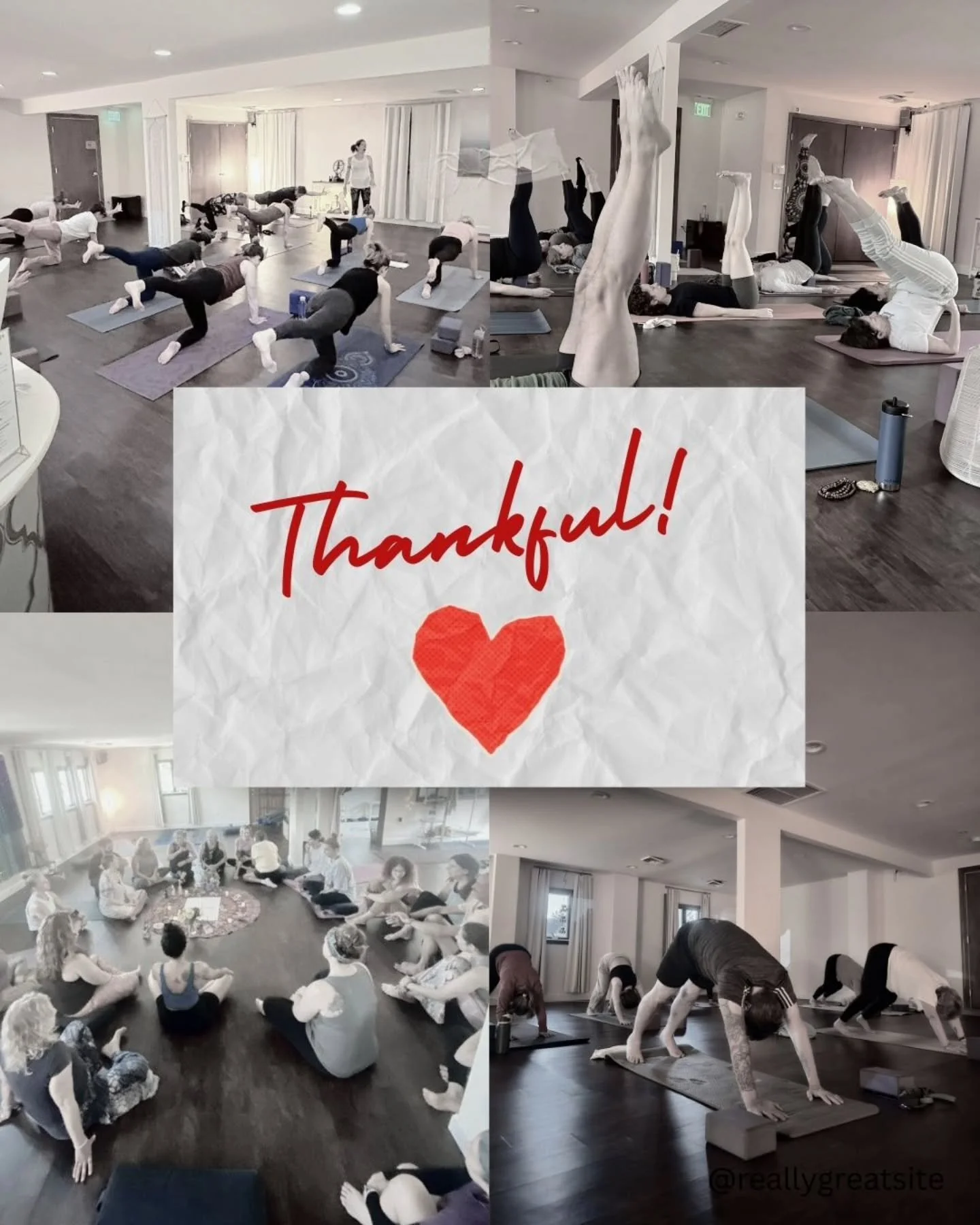 THANKFUL!
for community
for movement
for friendship
for healing + growth
for quiet moments on the mat
for love
for this life
for YOU!

We hope that everyone has a happy and safe holiday! THANKSGIVING CLASS @ 830AM! ❤️🦃

#higherground #yogaisgoodfort