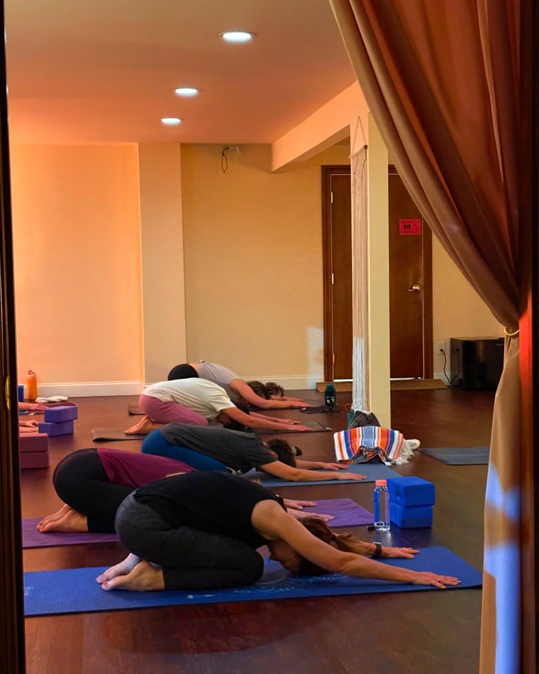 Ground down to rise up! Child's pose is not just a resting posture; it is an active reset for your nervous system. It offers a protected space to decompress, tune out external noise, and focus entirely on your breath and internal state. At any point 