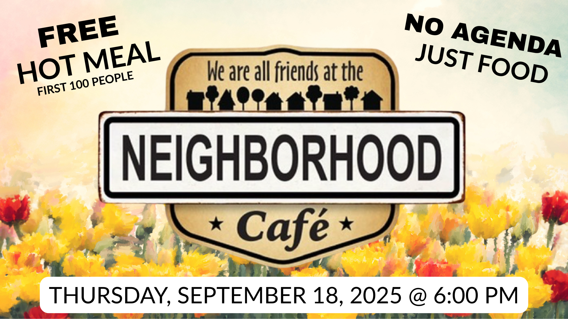 Neighborhood Café – Free Community Dinner in Bakersfield