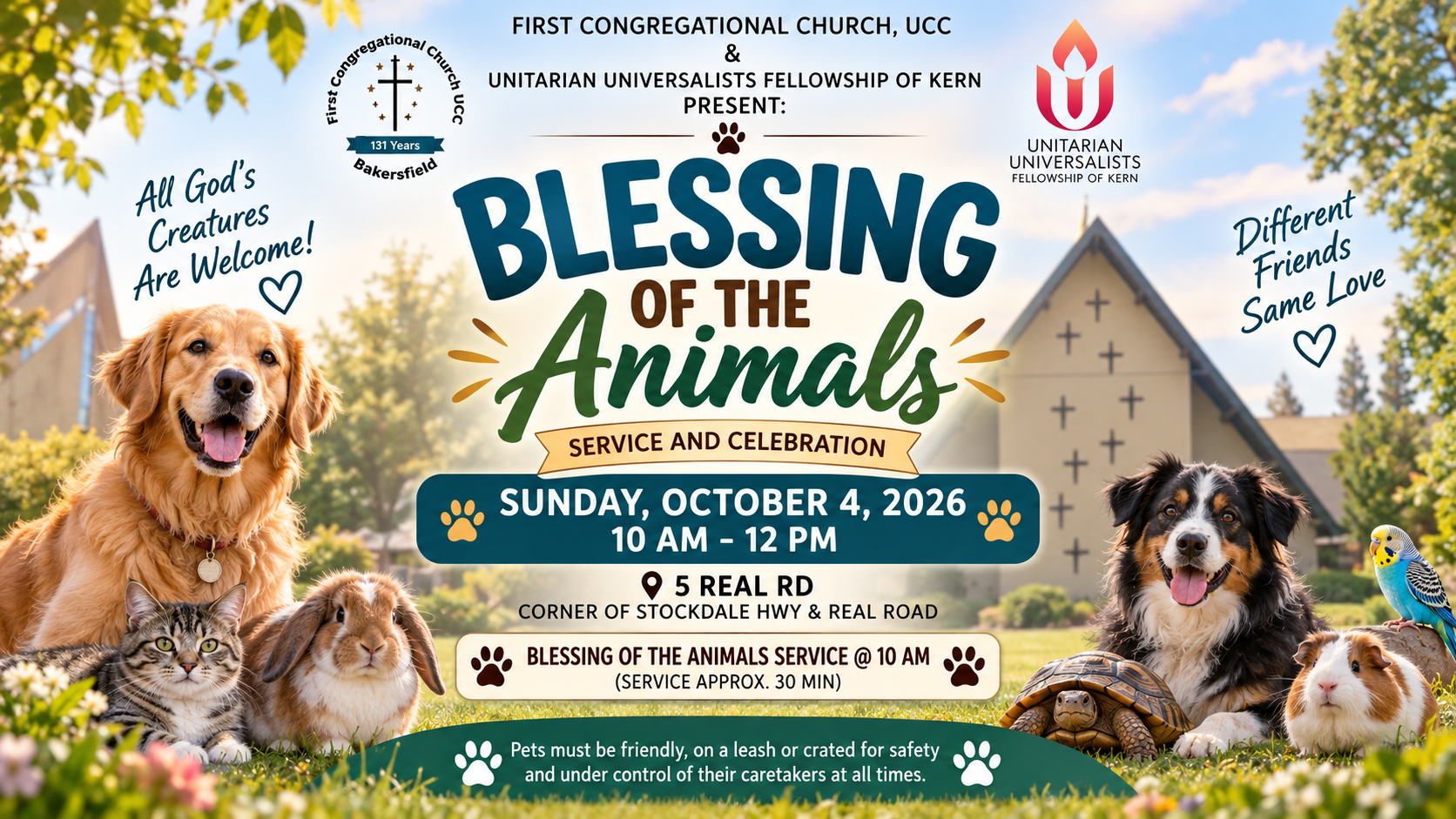 Blessing of the Animals 2026