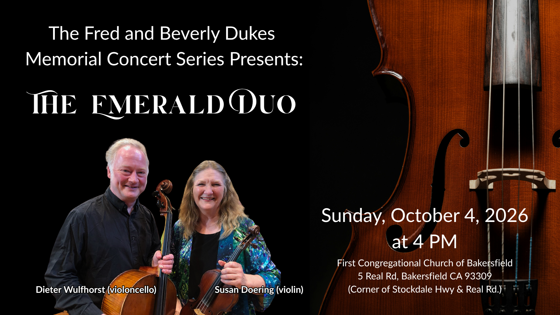 FREE Concert - The Emerald Duo