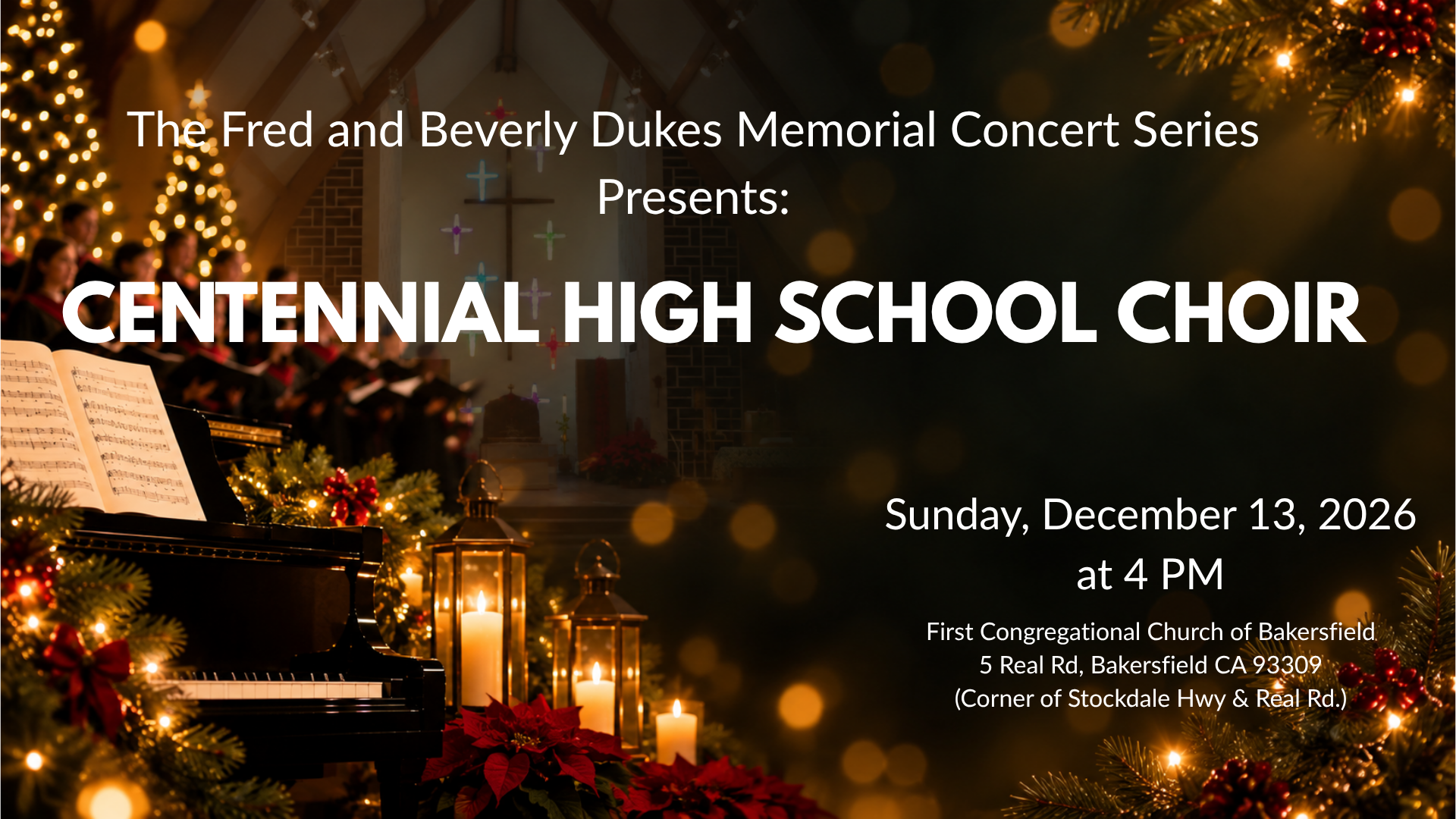Free Holiday Concert: Centennial High School Choir
