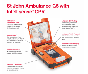 G5 AED — St John Defibrillators