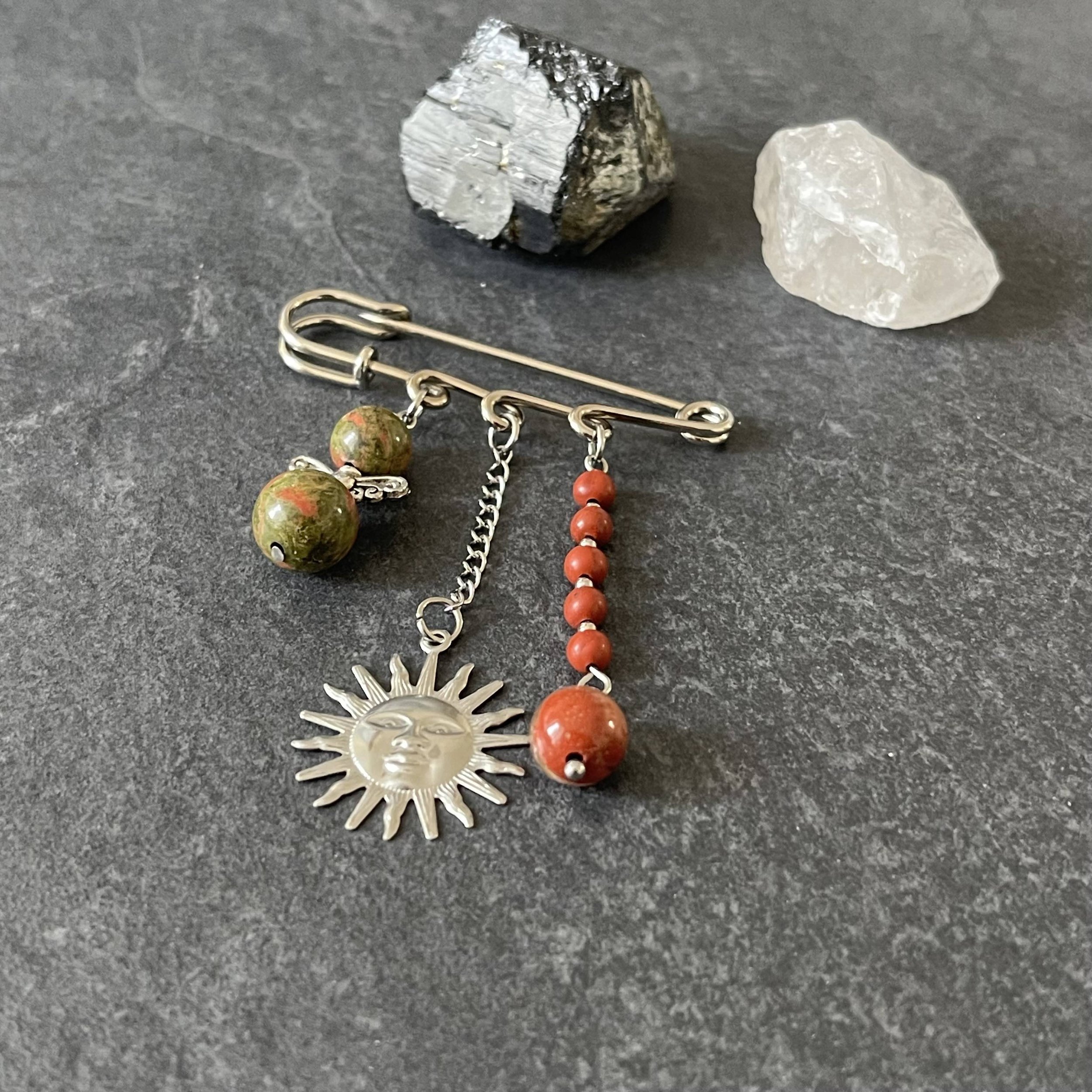 Brooch Autumn Sunset