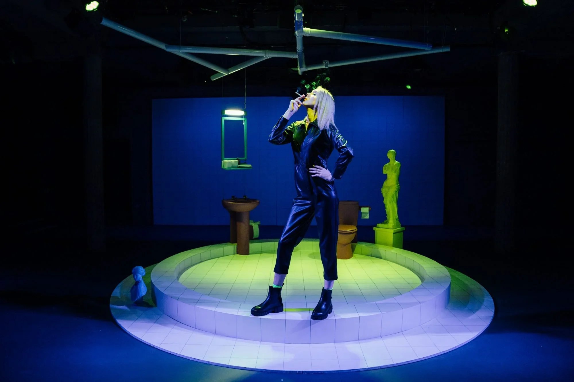  Reece Lyons in 'Overflow'. Image: Helen Murray 