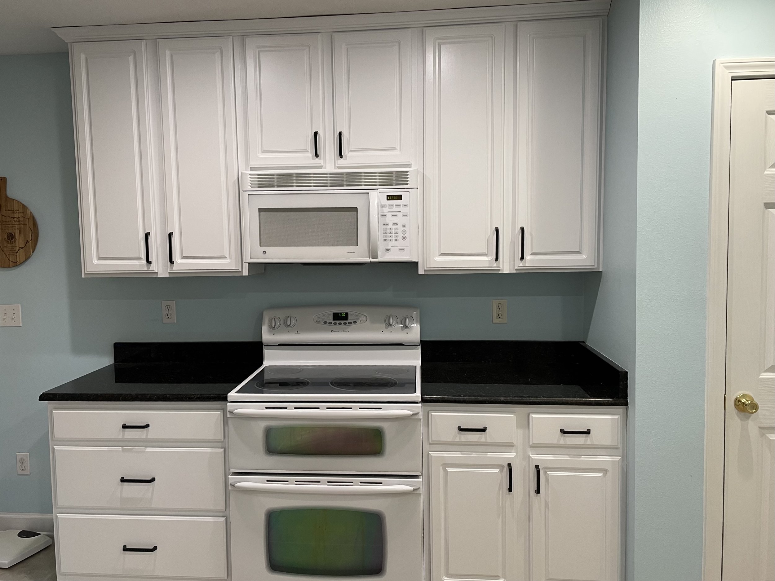 Cabinet refinish - after