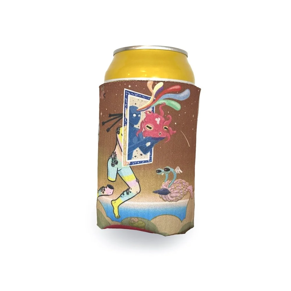 "finger-bird" coozie
