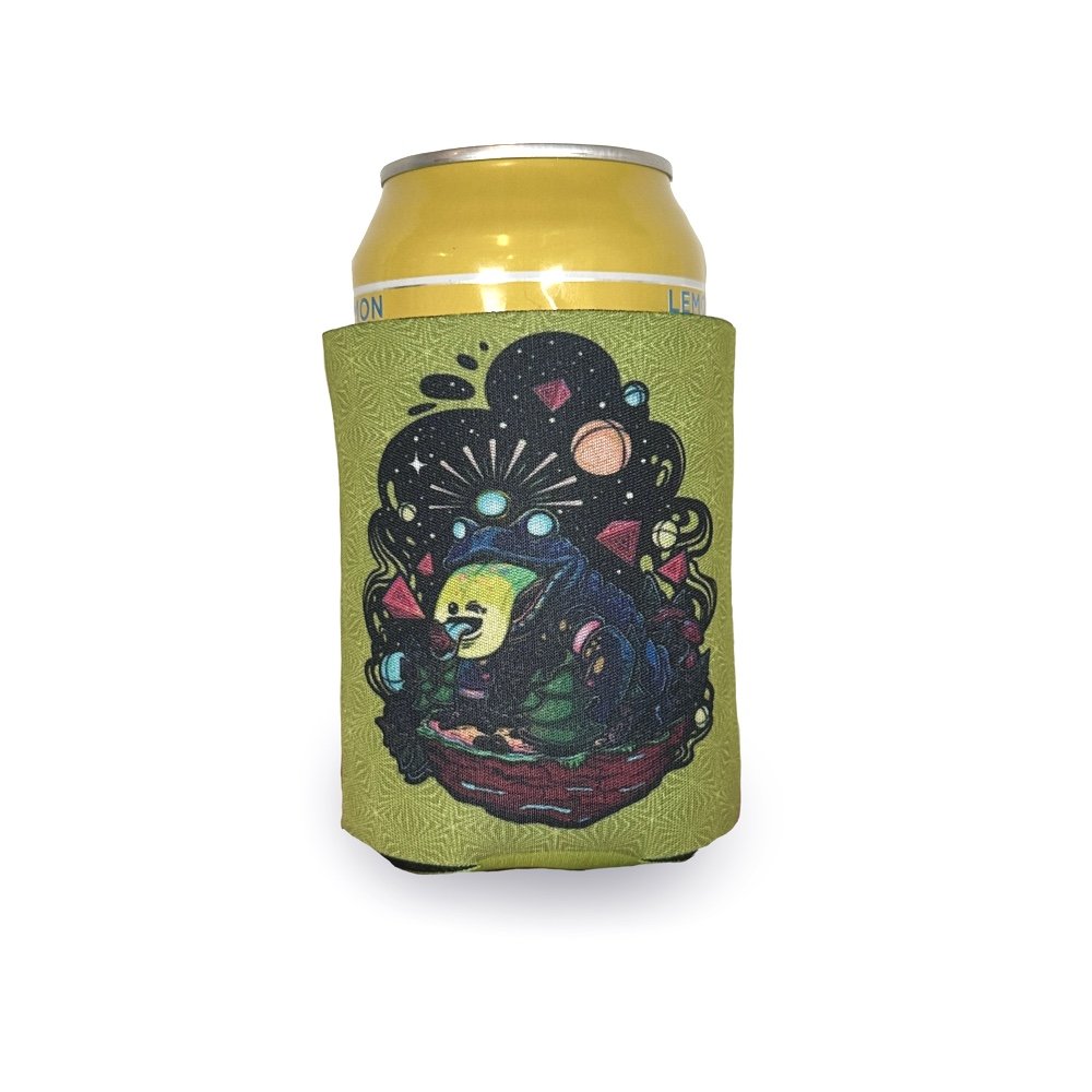 "dream toad" coozie - green
