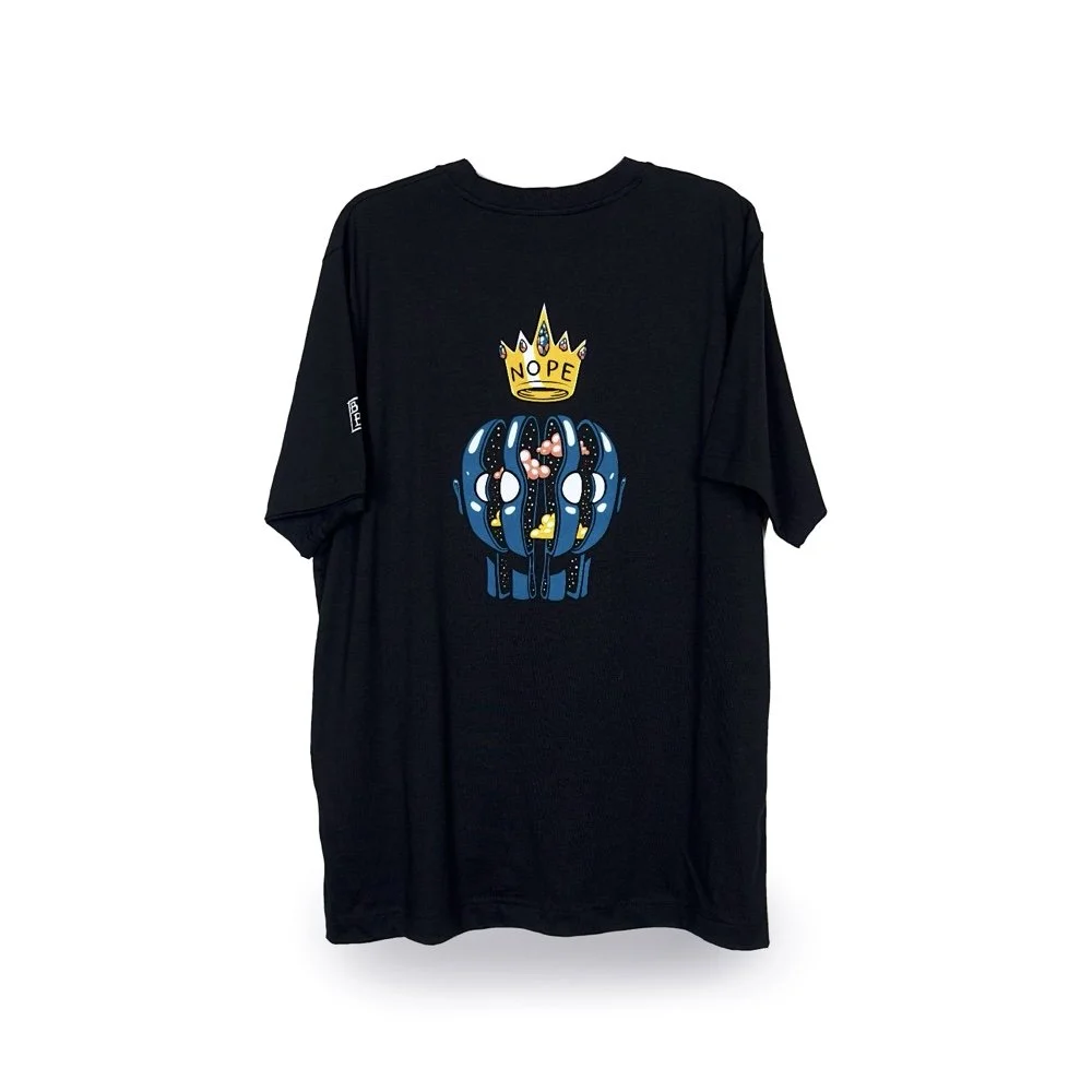 "nope king" t-shirt