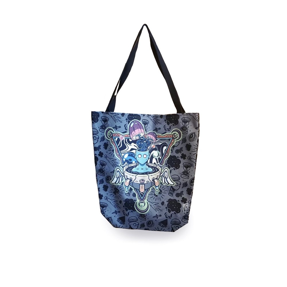 "glow" tote bag