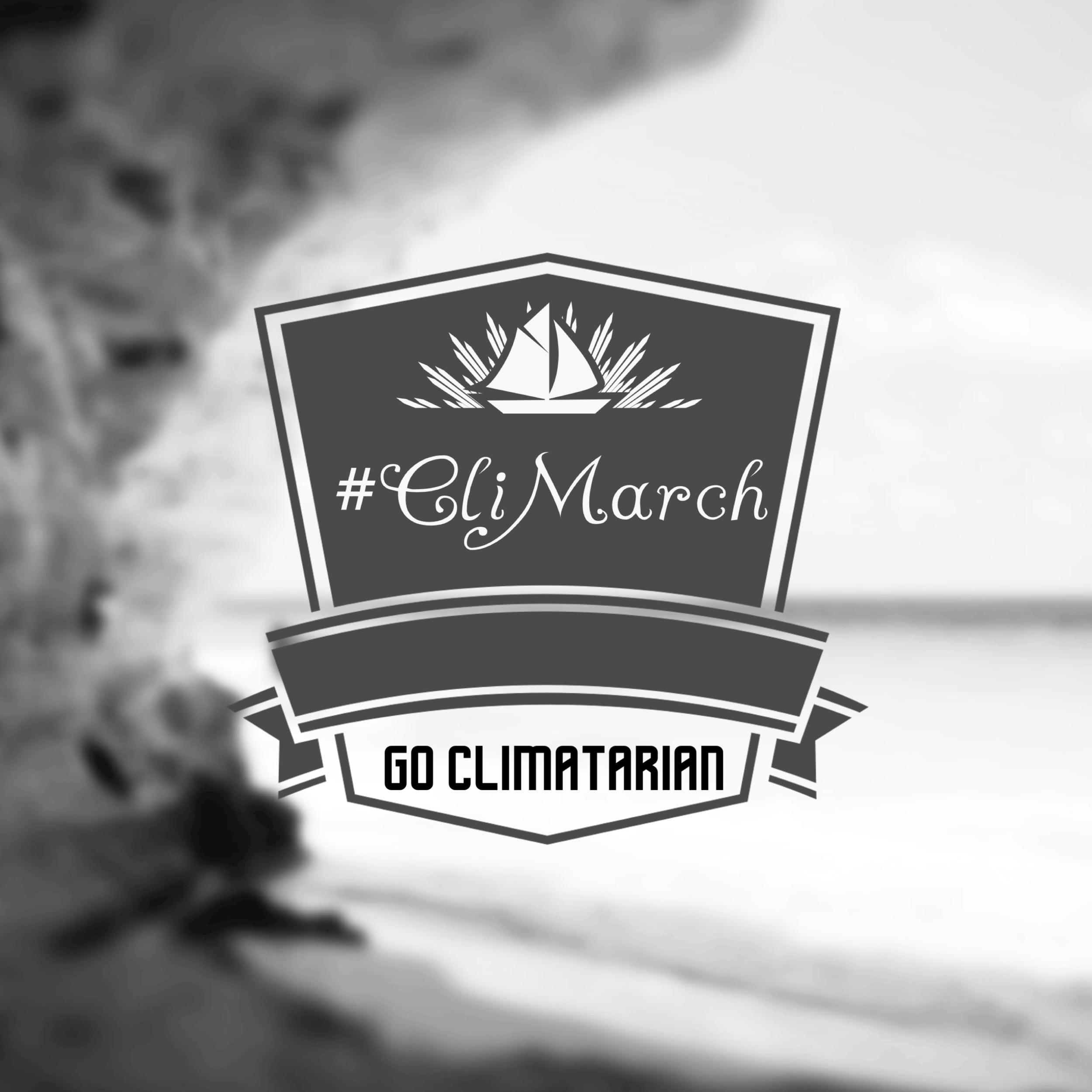 CliMarch Logo 1 BackGround BW.png