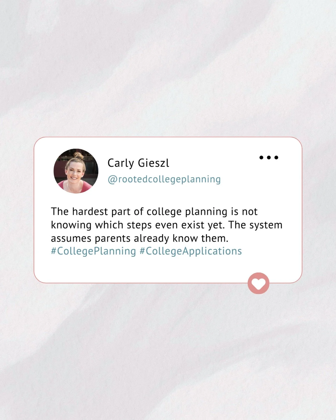 Add college planning to the list of parenting duties literally nobody prepares you for.

While it&rsquo;s not a one-size-fits-all approach, it can be difficult to even know what the basic steps are.

My best advice is to make a plan with your child a