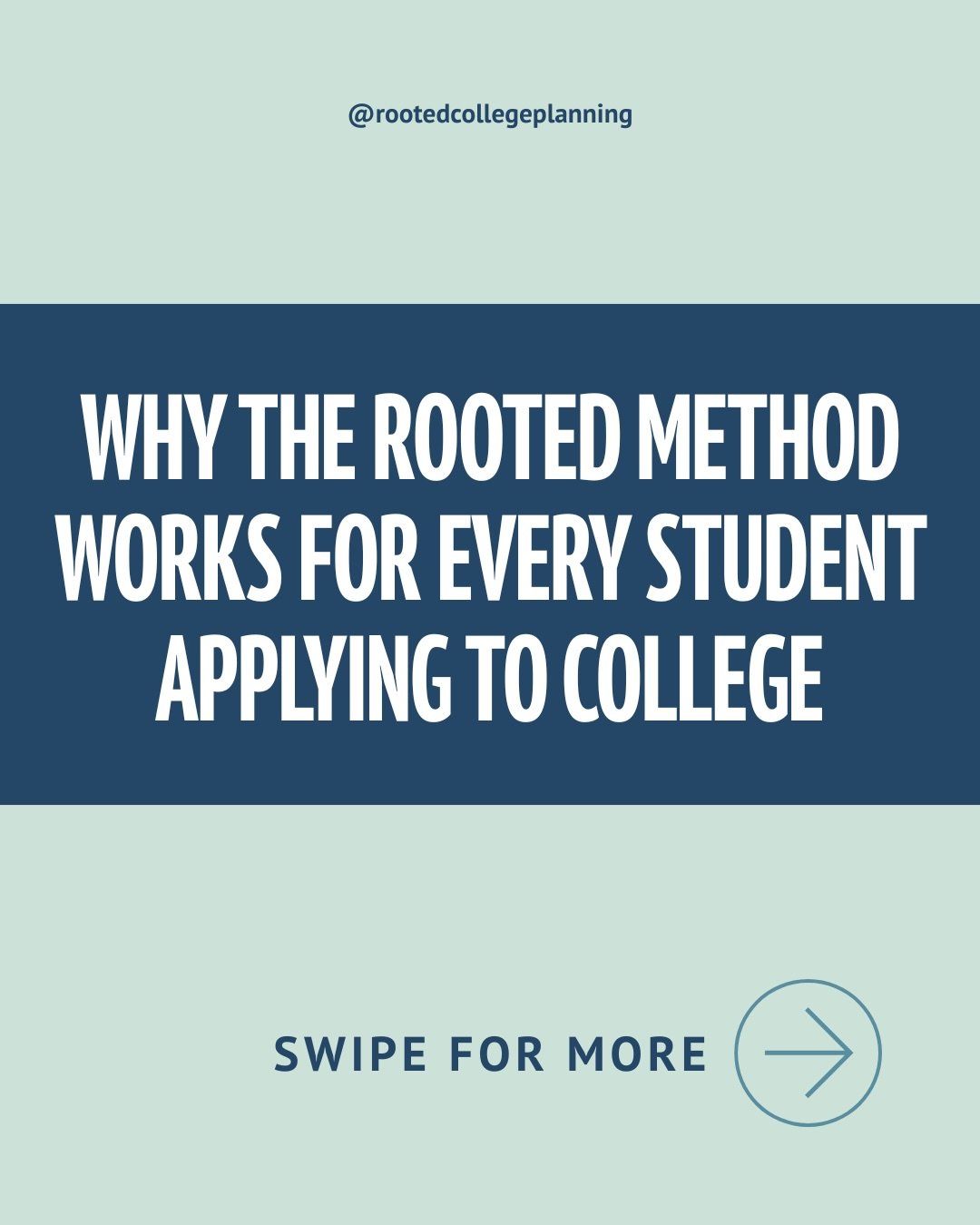 Here&rsquo;s what I&rsquo;ve learned after working for over 10 years in the admissions and college planning space ⬇️

The beginning steps - that foundation - is what makes the biggest difference.

Your child cannot go back in time. Taking the right s