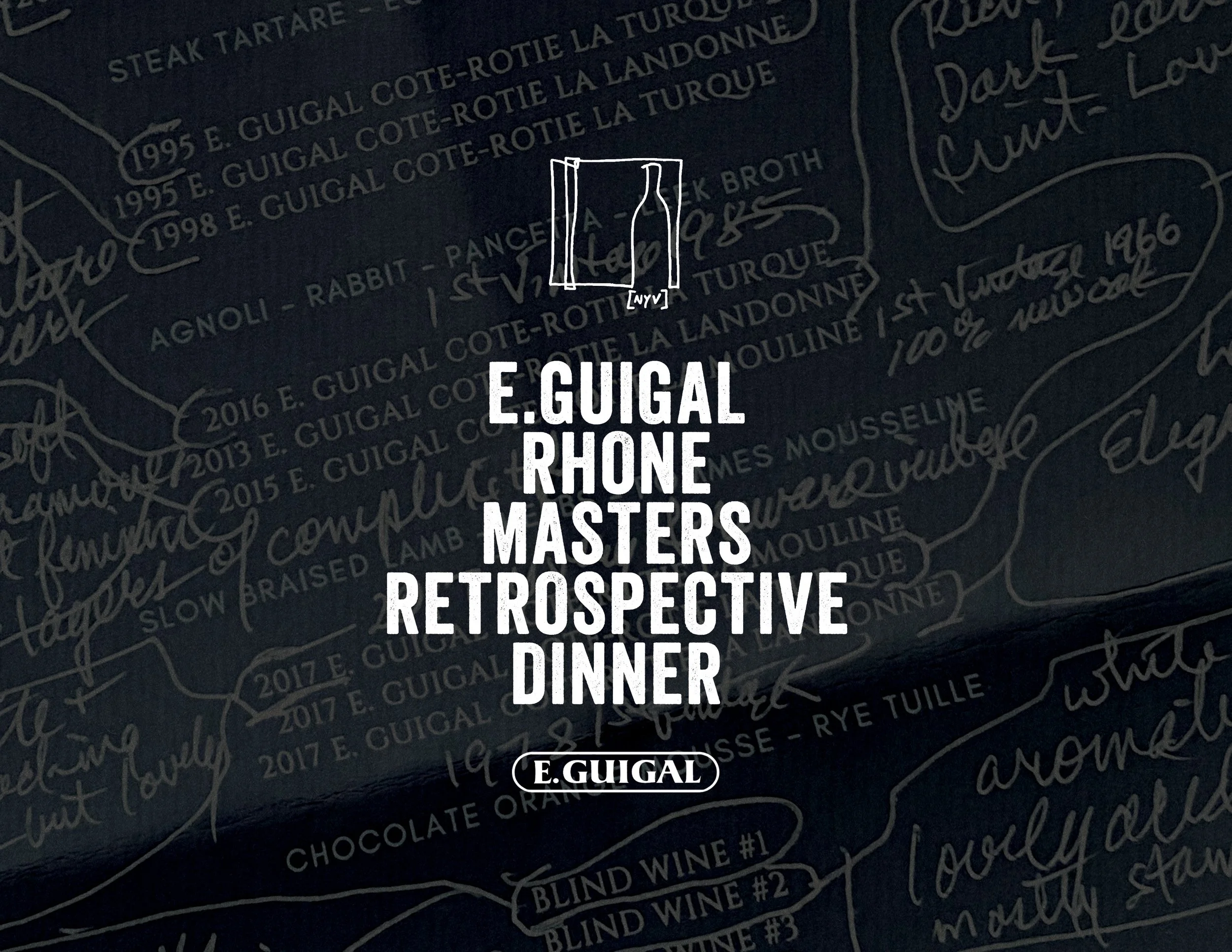 E.GUIGAL RHONE MASTERS RETROSPECTIVE DINNER