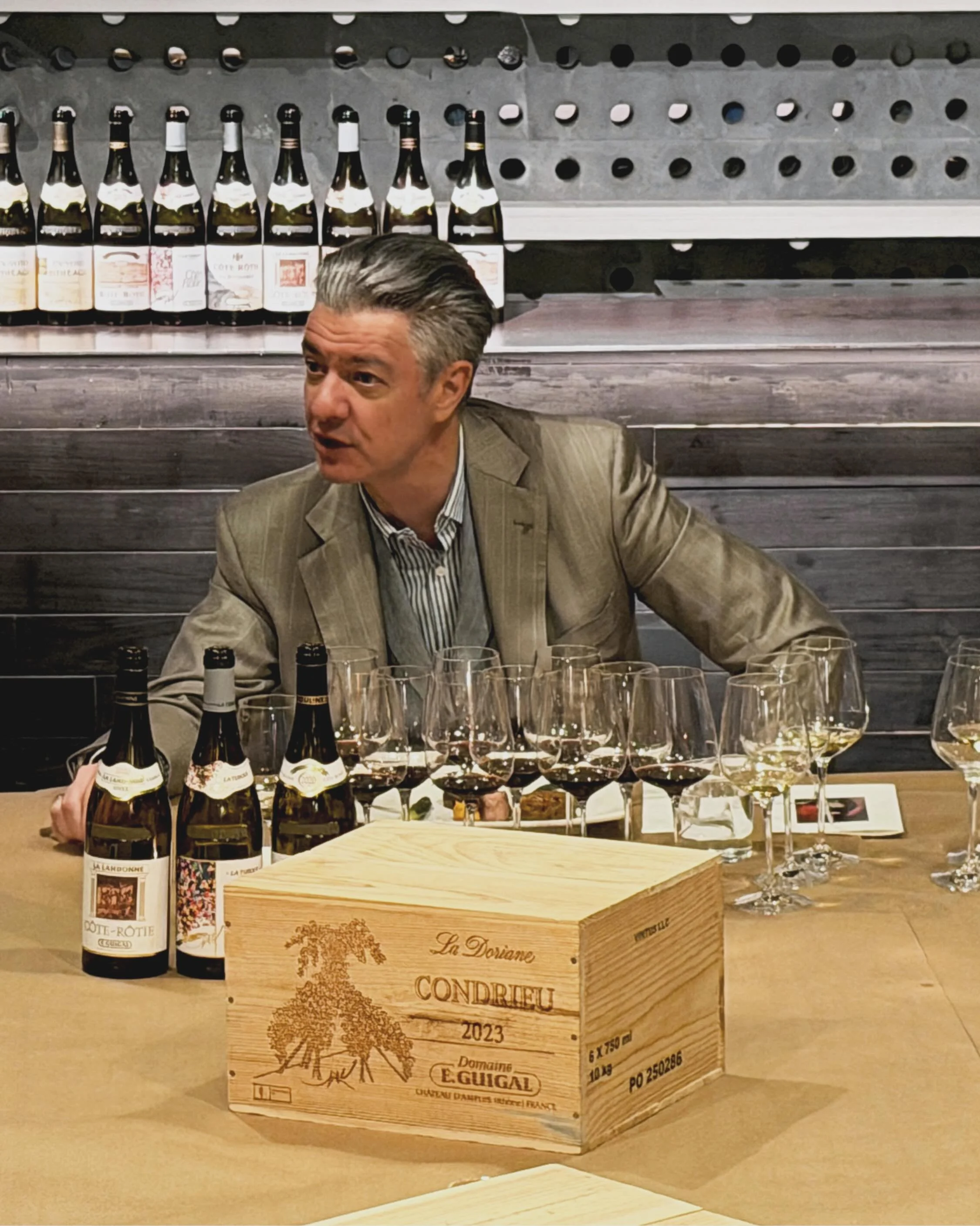 Here is a fun fact: Philippe Guigal never leaves the winery for more than seven days in a row!!!&nbsp;How crazy&nbsp;is that?&nbsp; 

Da Club was lucky enough to share one of those precious moments with Philippe, 3rd generation Guigal, who is continu