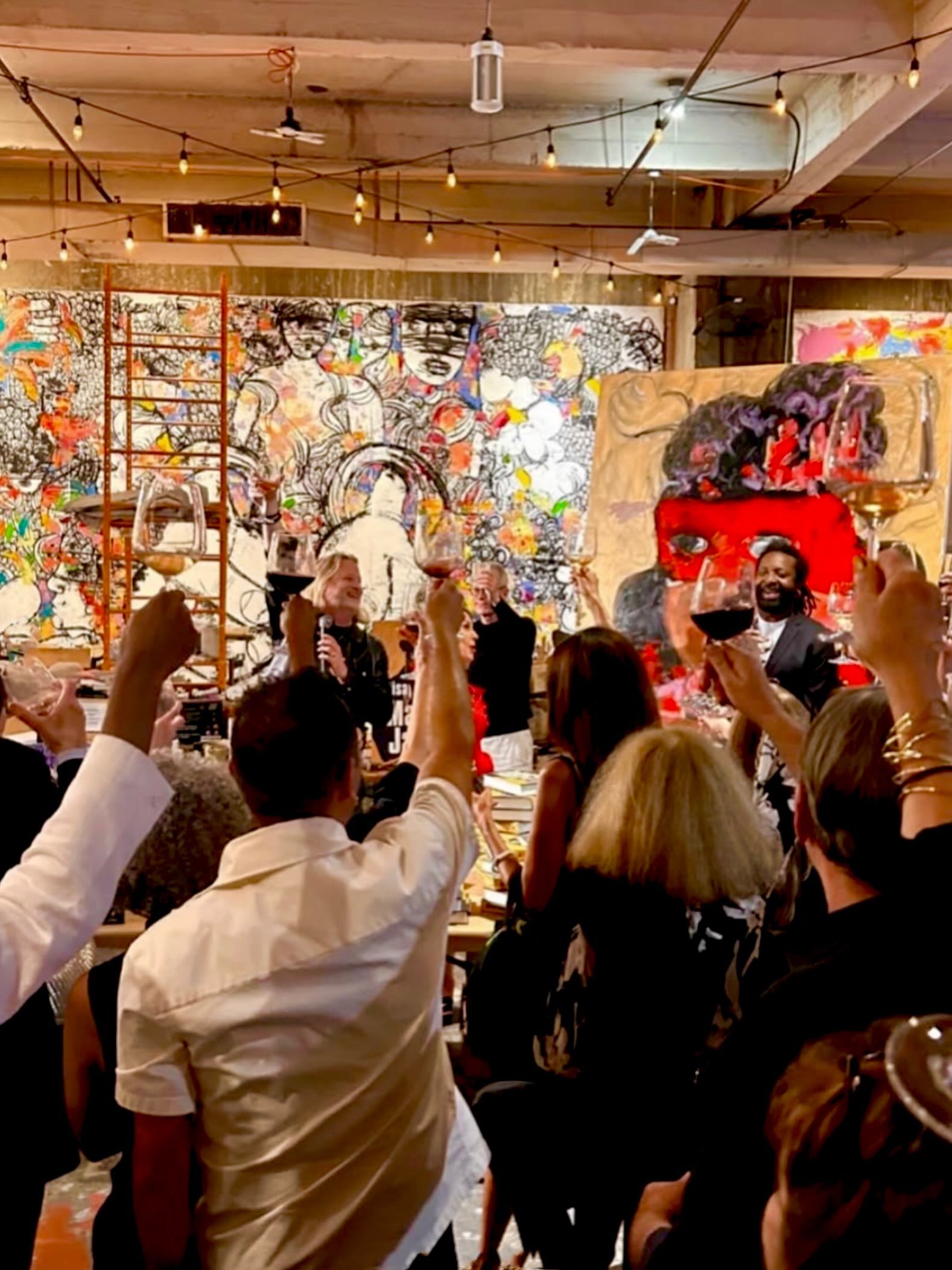 Sometimes NYC remembers what it was built for.

On Saturday night the cellar at NYV and Leo&rsquo;s art studio became a single element, and in that room we celebrated Marlon James and the launch of The Disappearers, his haunting, torrential new novel